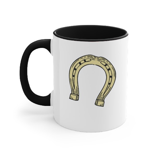 Horseshoe Accent Mugs