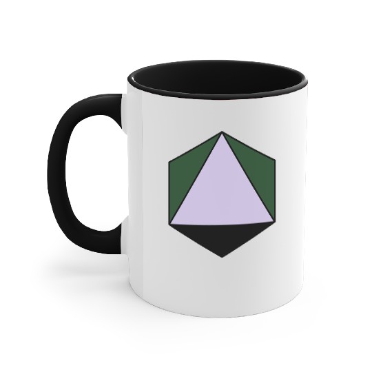 platonic solid Accent Mugs