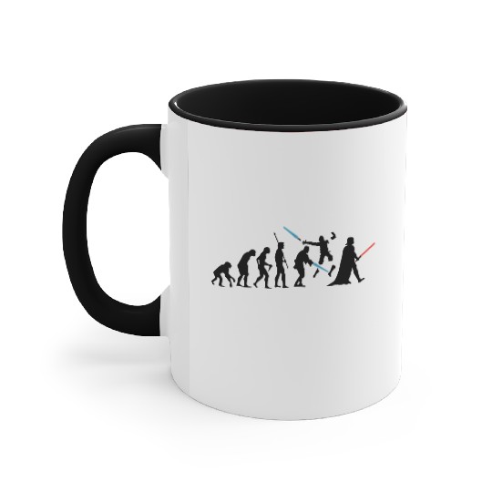 Evolution of Darth Vader Accent Mugs