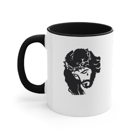 JESUS CROWN OF THORNS Accent Mugs