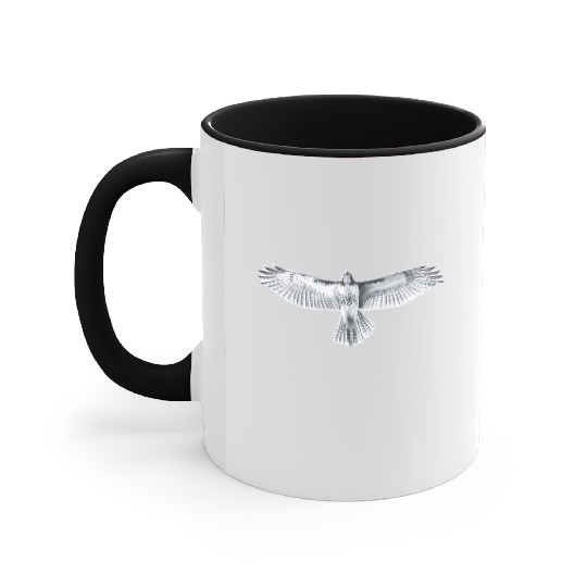 Red-Tailed Hawk Accent Mugs