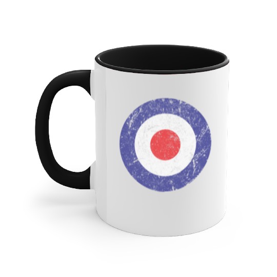 Royal Air Force World War II Spitfire Logo Retro Accent Mugs