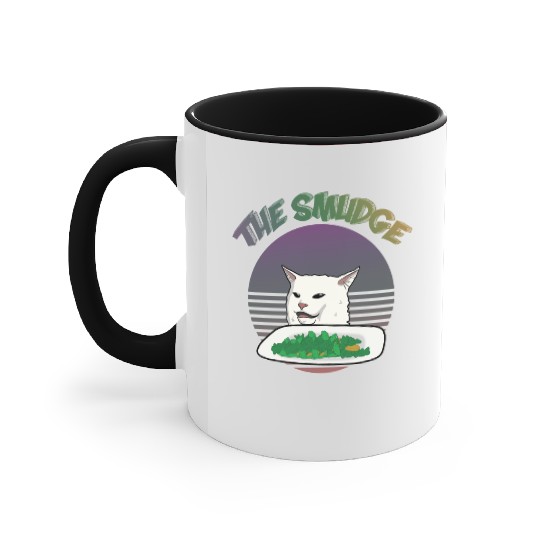 Smudge The Cat Meme Accent Mugs