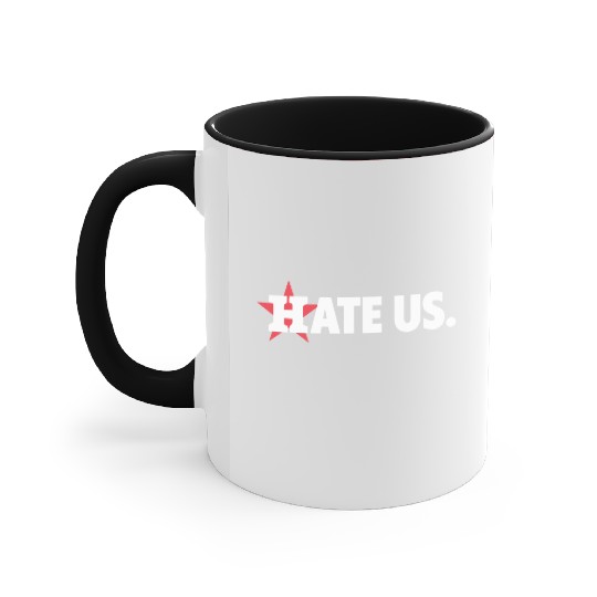 Houston Astros Hate Us Accent Mugs