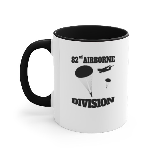 Paratrooper US Army 82nd AIRBORNE Accent Mugs
