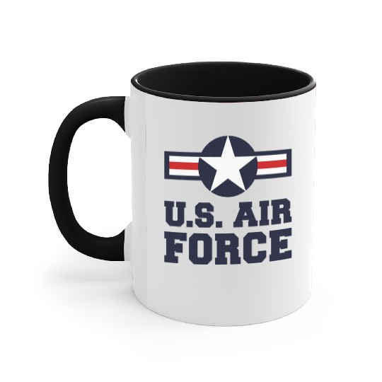 us air force Accent Mugs