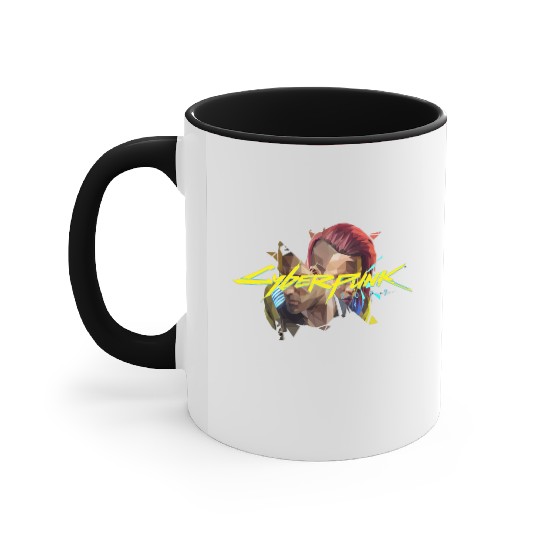 cyberpunk 2077 Accent Mugs