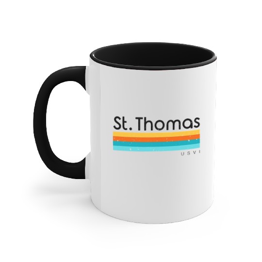 Vintage St Thomas Accent Mugs