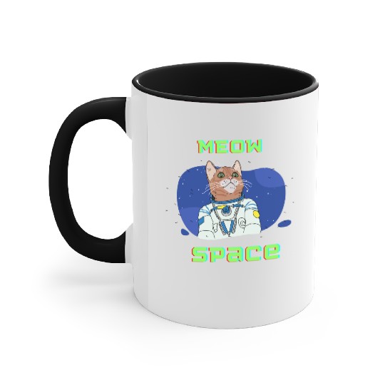 Meow space Accent Mugs