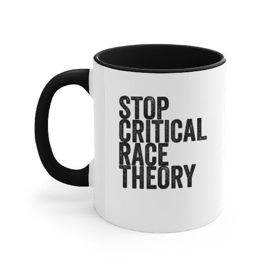 Stop Critical Race Theory Accent Mugs