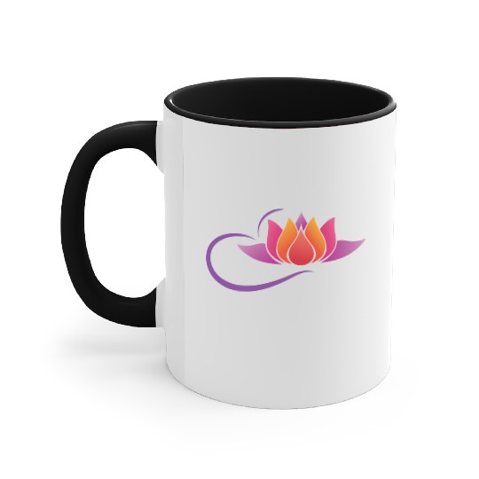 Lotus logo Accent Mugs