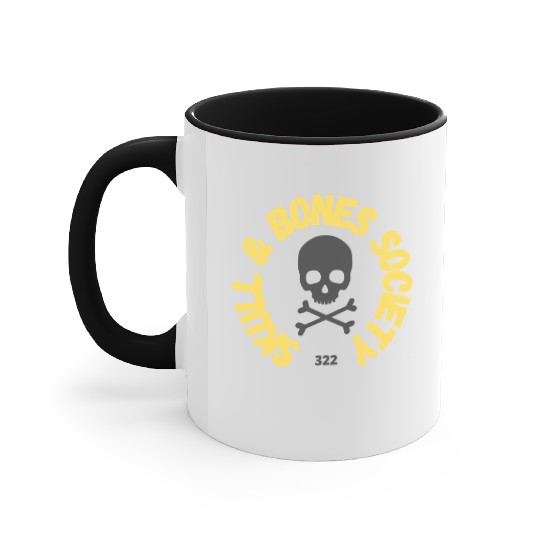 Skull Bones Society Join the order Accent Mugs