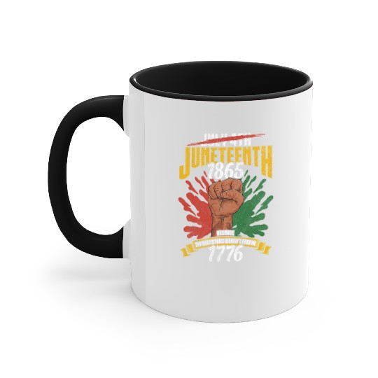 Juneteenth Black History Day Pride Gift Accent Mugs