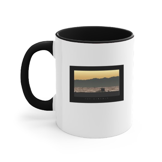 Venice Beach California Sunset Accent Mugs