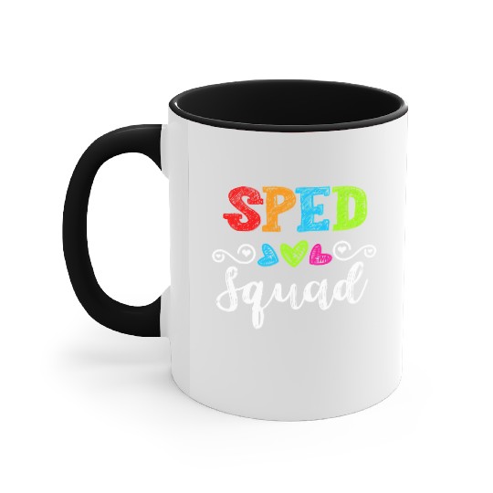 Back To School Team Gift For Special Ed Teacher Accent Mugs