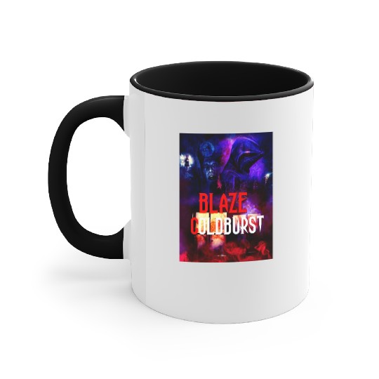 Blaze Goldburst Fantasy Book Thriller Accent Mugs