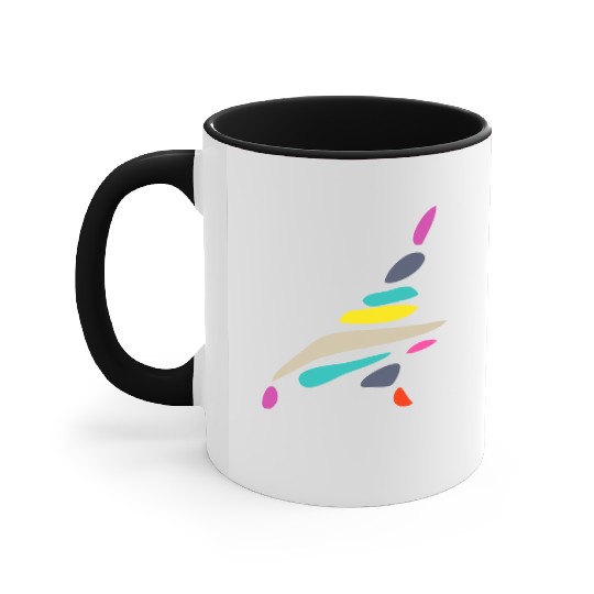 Geometry Triangle Rectangle Circle Colors Accent Mugs