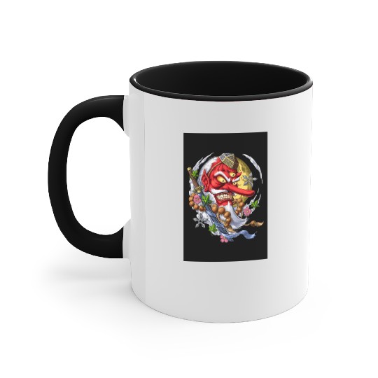 Tengu Japanese Demon Accent Mugs