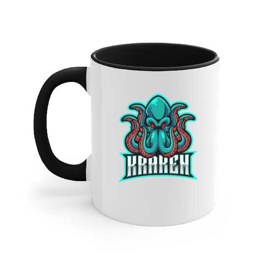 Seattle Kraken Octopus Accent Mugs
