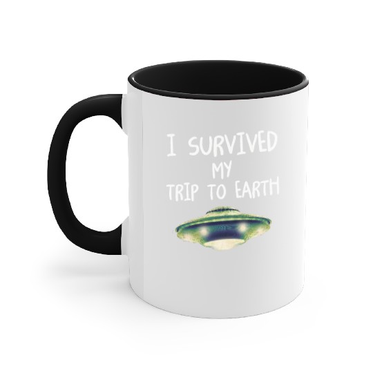 Alien Gift Extraterrestrial UFO AREA 51 Sci-fi Accent Mugs