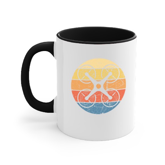 Drone Drone Pilot Drone Operator Quadrocopter Accent Mugs