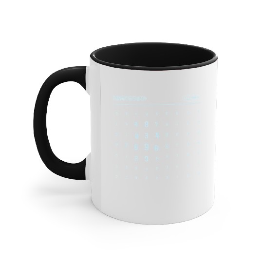 Scary Numbers Lumon Macrodata Refinement Accent Mugs