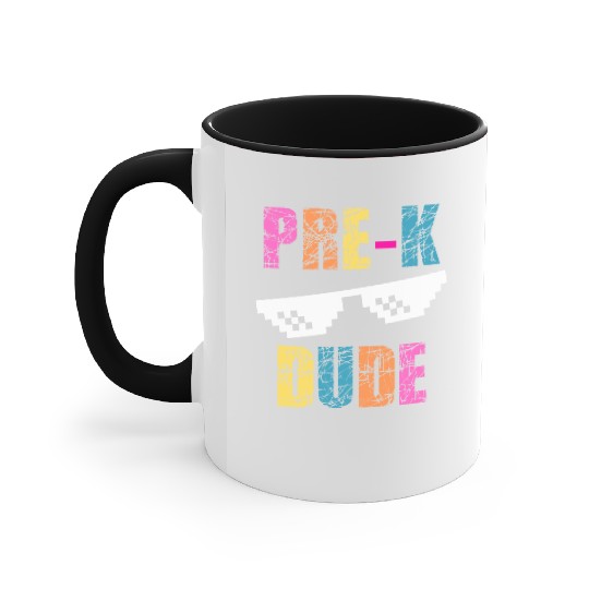 Kids Kindergarten Dude Accent Mugs Back To School