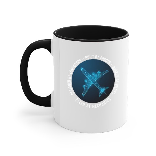 Aviation Mechanic Aircraft Engineer Technician T S Accent Mugs