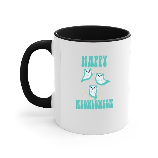 Happy Meowloween Accent Mugs