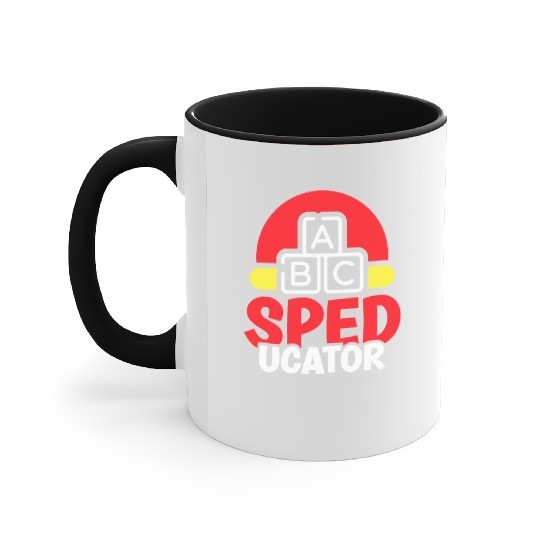 Speducator Sped Special Education Teacher Cute Accent Mugs
