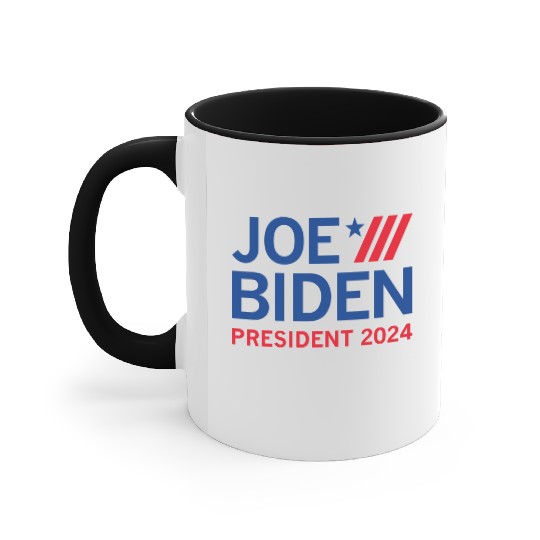 Joe Biden President 2024 Accent Mugs