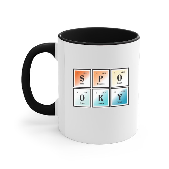 Spooky | Periodic Table of Elements Accent Mugs