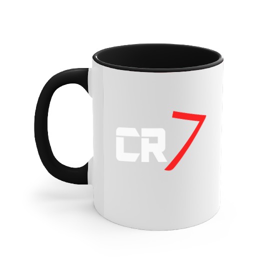 cr7 cristiano white Accent Mugs