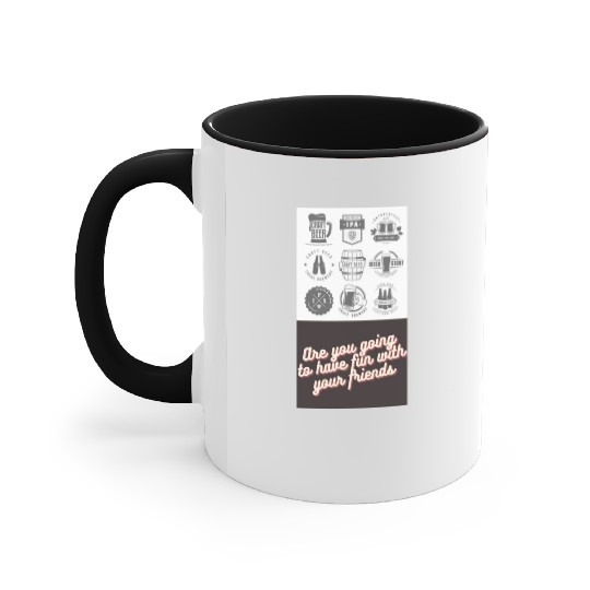 chill Rum with your friends Accent Mugs