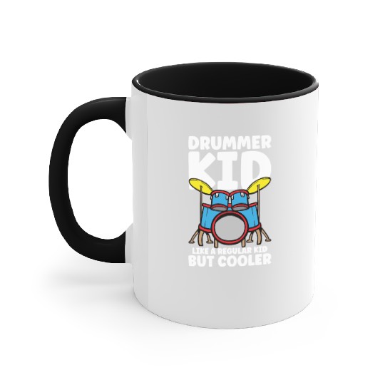 Drummer Drums Music Drum Set Drumming Accent Mugs
