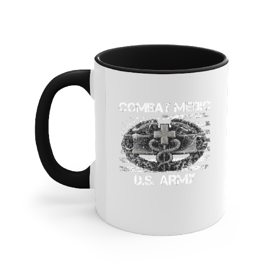 Us Army Combat Medic U.S Army Veteran Accent Mugs