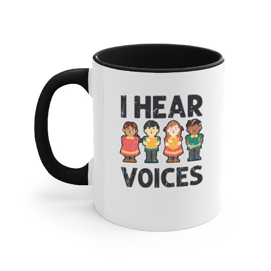 I hear voices - orchestra Accent Mugs