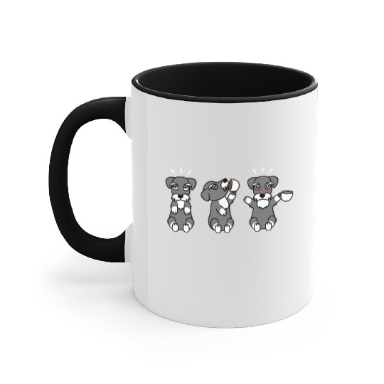 Schnauzer Coffee Lover Accent Mugs