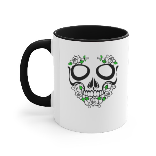 Day Of The Dead Accent Mugs