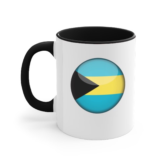 Bahamas Flag Accent Mugs