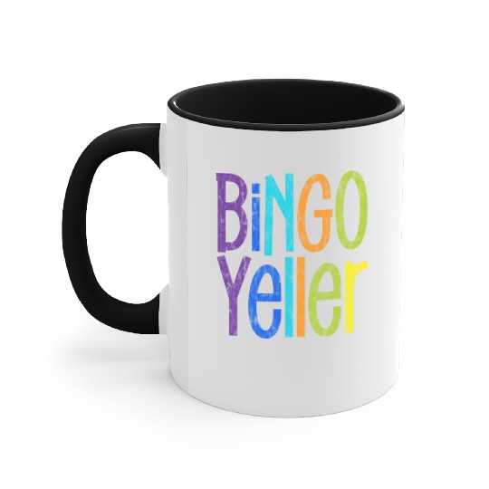 Bingo Yeller 3 Accent Mugs