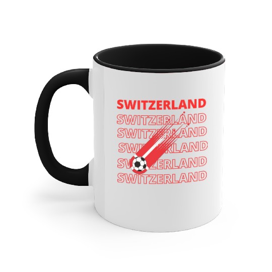 World Switzerland Soccer Vintage Accent Mugs