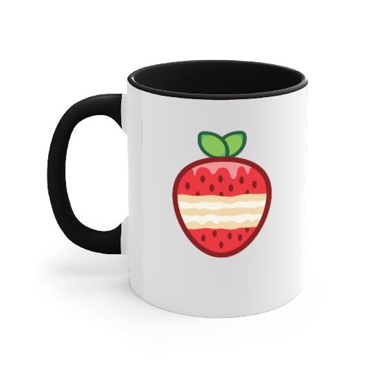 strawberry shortcake funny Accent Mugs
