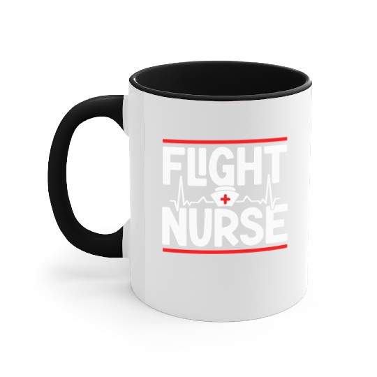 Flight Nurse Medic Job Team Accent Mugs