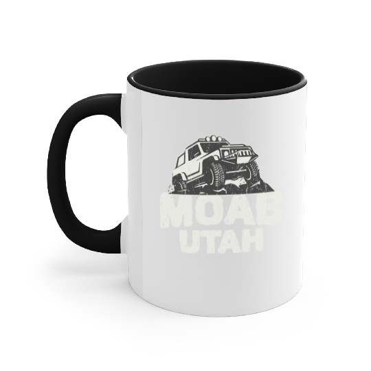 Moab Utah - racer Accent Mugs