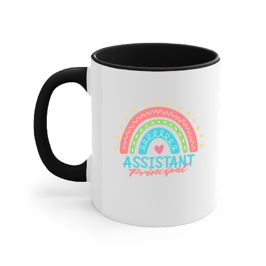 Assistant Principal Back School Teacher Principal Accent Mugs