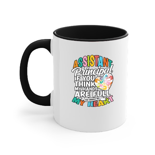 Assistant Principal Back School Teacher Principal Accent Mugs