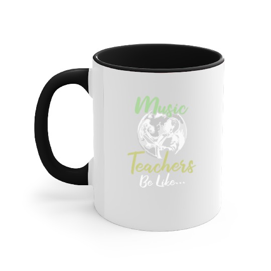 Music Teacher Funny Accent Mugs