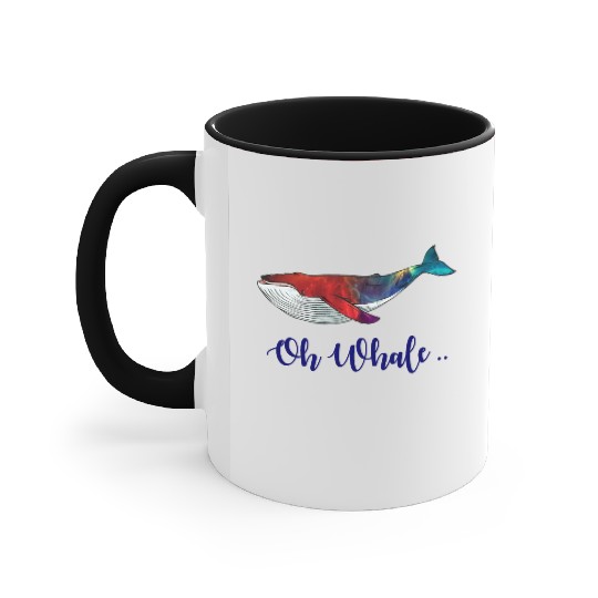 Oh Whale Accent Mugs