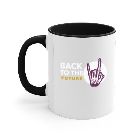 Back to the future Accent Mugs